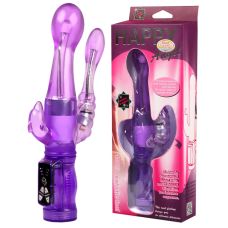 Вібромасажер ротатор з анальним і кліторальним стимулятором BAILE-HAPPY Angel