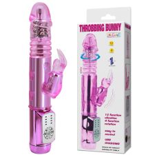 Вібратор з стимулятором клітора Throbbing Bunny 