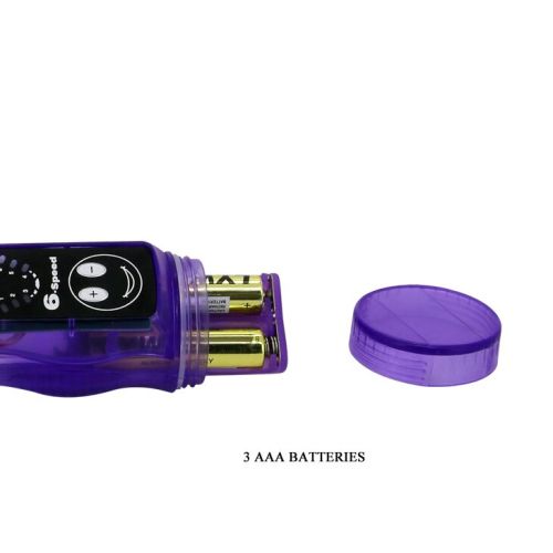 Вібратор силіконовий з м'якими шипиками фіолетовий LYBAILE Thorn Dragon  Вібратор силіконовий з м'якими шипиками фіолетовий LYBAILE Thorn Dragon