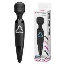 Вібромасажер для ерогенних зон чорний Pretty Love Body Wand