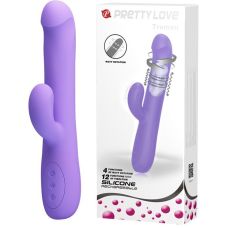 Вібратор з хвилеподібним обертанням і кліторальної стимуляцією Pretty Love Truman 