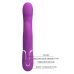 Вибратор Пульсатор с отростком для клитора с ротацией сиреневого цвета Lybaile Pretty Love Falin Twinkled Tenderness 