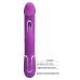 Вибратор 3 в 1 для стимуляции точки G и клитора с отростком язычком фиолетового цвета Lybaile Pretty Love Kampas Rabbit Вибратор 3 в 1 для стимуляции точки G и клитора с отростком язычком фиолетового цвета Lybaile Pretty Love Kampas Rabbit