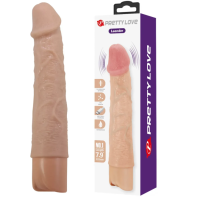 Вибратор реалистик телесный LYBAILE Pretty Love Leander Realistic Vibrating Dildo
