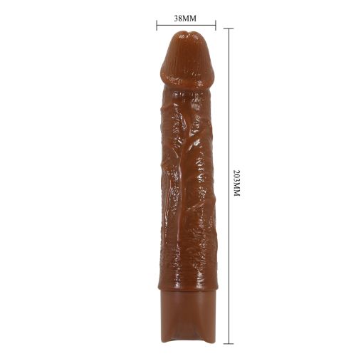 Вибратор реалистик коричневый Lybaile Pretty Love Osric Realistic Vibrating Dildo