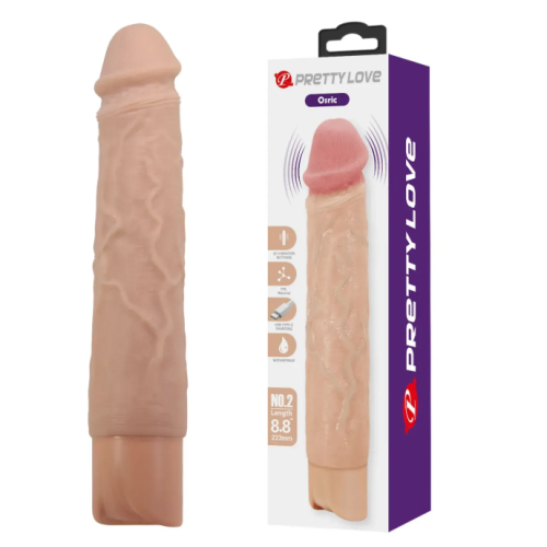 Вибратор реалистик телесный LYBAILE Pretty Love Osric Realistic Vibrating Dildo