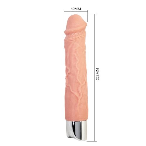 Вібратор реалістичний гелевий LYBAILE Pretty Love Osric Pro Realistic Vibrating Dildo