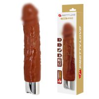 Вібратор реалістичний коричневий LYBAILE Pretty Love Rufus Pro Realistic Vibrating Dildo