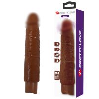 Вібратор реалістичний коричневий Lybaile Pretty Love Soren Realistic Vibrating Dildo