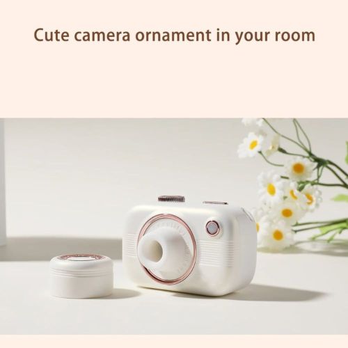 Подвійний Смарт стимулятор 5-в-1 у вигляді фотоапарата для клітора сосків та точки G білий BeYourLover Alberta