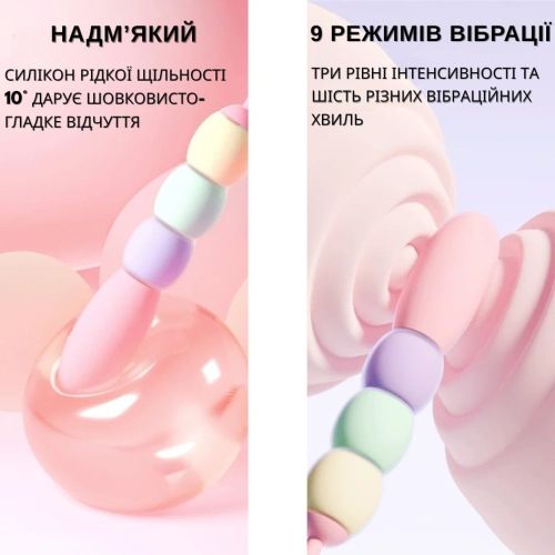 Вібратор універсальний конструктор, що трансформується з віброяйця в вібратор різнокольоровий BeYourLover Magic Candy