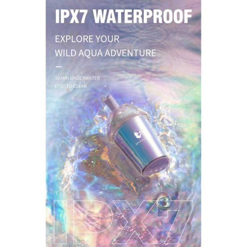 Смарт вакуумний стимулятор в форме стаканчика для коктейля с трубочкой голубой BeYourLover Joy Cup 