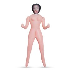 Секс-кукла для мужчин с 3 отверстиями бежевая Crushious LUCIA The Inflatable Nurse длина 1550 мм