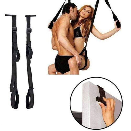 Секс-гойдалка з кріпленням на двері чорні Star Night розмір One Size