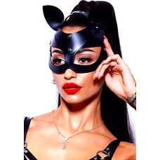 Сексуальна елегантна чорна шкіряна маска Кішки для рольових ігор Star Night