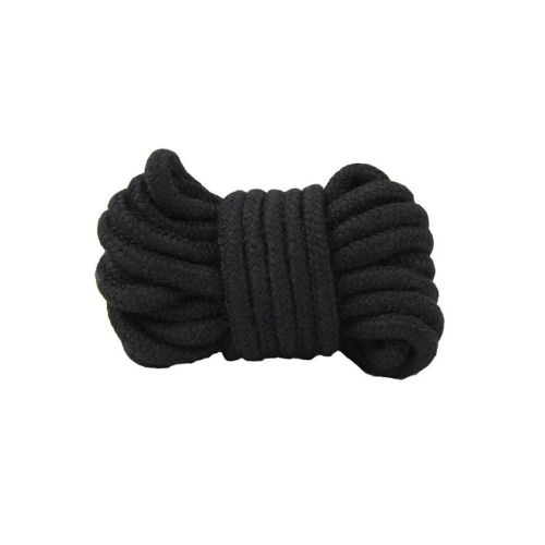 Мотузка для бондажу чорна Star Night розмір One Size