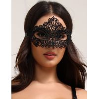 Ажурна маска для очей чорного кольору Star Night 2 штуки