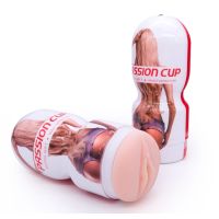 Вагіна мастурбатор у колбі тілесного кольору CANWIN Passion Cup Vagina