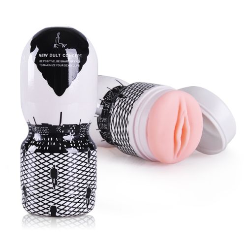 Вагіна мастурбатор у колбі тілесного кольору CANWIN New Dult Concept Vagina