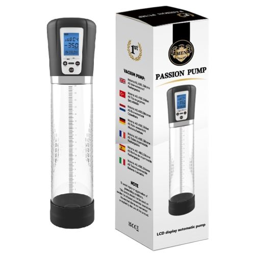 Автоматичний вакуумний насос для збільшення пеніса з розмірною лінійкою прозорого кольору CanWin Passion Pump