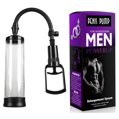 Вакуумний помпа для члена прозорого кольору CANWIN Penis Pump Men Powerup