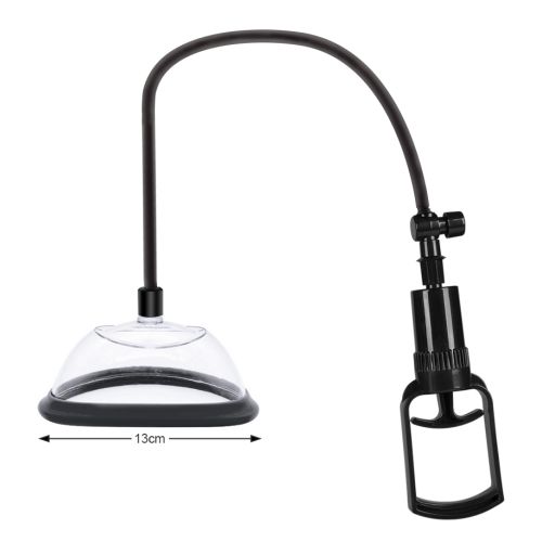 Набір для стимуляції сосків клітора та статевих губ прозоро чорного кольору CANWIN Female Pumps Set