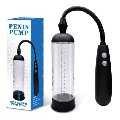 Автоматична вакуумна помпа для члена із зарядкою від USB прозора CANWIN Penis Pump