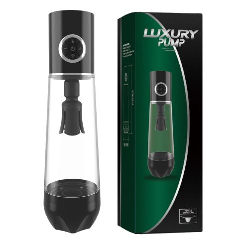 Водонепроницаемая автоматическая вакуумная помпа с зарядкой от USB прозрачного цвета  CANWIN Luxury Pump P460AU