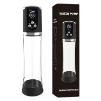 Водонепроницаемая автоматическая вакуумная помпа с зарядкой от USB прозрачного цвета CANWIN Water Pump LCD P468AU
