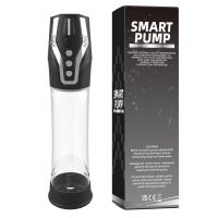 Автоматическая водонепроницаемая вакуумная помпа с голосовым управлением и зарядкой от USB прозрачного цвета CANWIN Passion Smart Pump P480AU