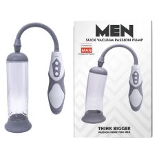 Автоматическая вакуумная помпа с зарядкой от USB прозрачного цвета CANWIN Man Suck Vacuum Passion Pump