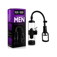 Вакуумная помпа для члена с вибрацией прозрачная CANWIN Passion Pump Men Powerup