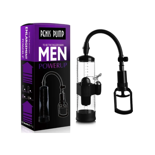 Вакуумная помпа для члена с вибрацией прозрачная CANWIN Passion Pump Men Powerup