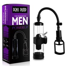 Вакуумная помпа с вибрацией прозрачного цвета CANWIN Passion Pump Men Powerup