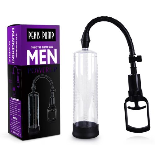 Вакуумная помпа прозрачного цвета CANWIN Penis Pump Men Powerup 