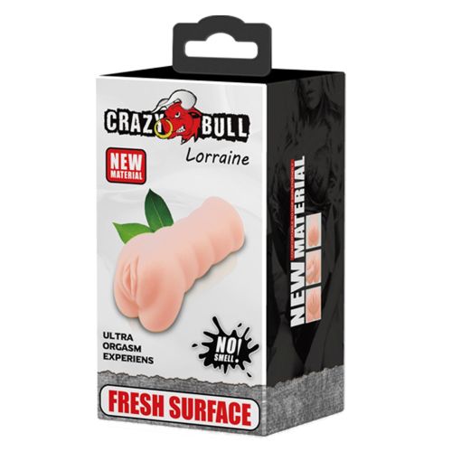 Мастурбатор вагіна реалістична бежевого кольору Crazy Bull Lorraine