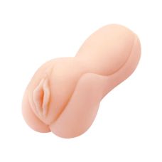 Мастурбатор вагіна реалістична бежевого кольору Crazy Bull довжина 150 мм