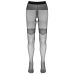 Колготки с имитацией чулок со стрелками с открытым доступом черные Cottelli Collection Strumpfhose размер 5