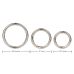 Набір металевих фіксаторів на член сріблястого кольору California еxotic novelties Silver Ring 3 Piece Set 3 штуки