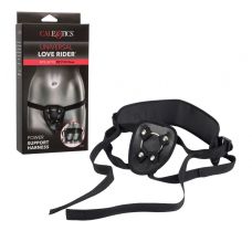 Трусики для страпону чорного кольору California еxotic novelties Universal Love Rider Power Support Harness