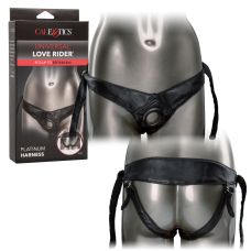 Трусики для страпона черного цвета California еxotic novelties Universal Love Rider Platinum Harness