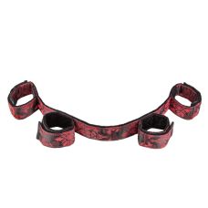 Бондаж для рук и ног черно-красный Scandal Bondage Bar California Exotic