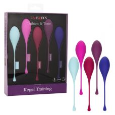 Набор вагинальных шариков разных цветов California Exotics Kegel Training 5 Piece Set 5 штук