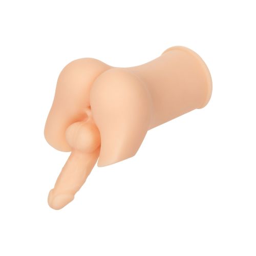 Мастурбатор реалистичный попка с пенисом телесный CalExotics The Wrestler Ass Stroker