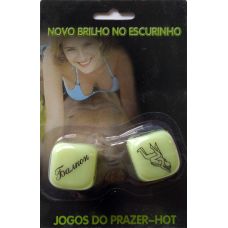 Неонові кубики з позами для еротичної гри