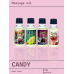Масло массажное с ароматом Клубника со сливками Candy 50 мл Масло массажное с ароматом Клубника со сливками Candy 50 мл