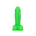 Свічка LOVE FLAME - Dildo L Green Fluor, CPS01-GREEN