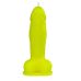 Свічка у вигляді реалістичного пеніса жовтого кольору Egzo Dildo