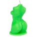 Свічка у вигляді жіночого торсу зеленого кольору Egzo Venus