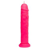 Свеча в виде пениса розового цвета Egzo Dildo